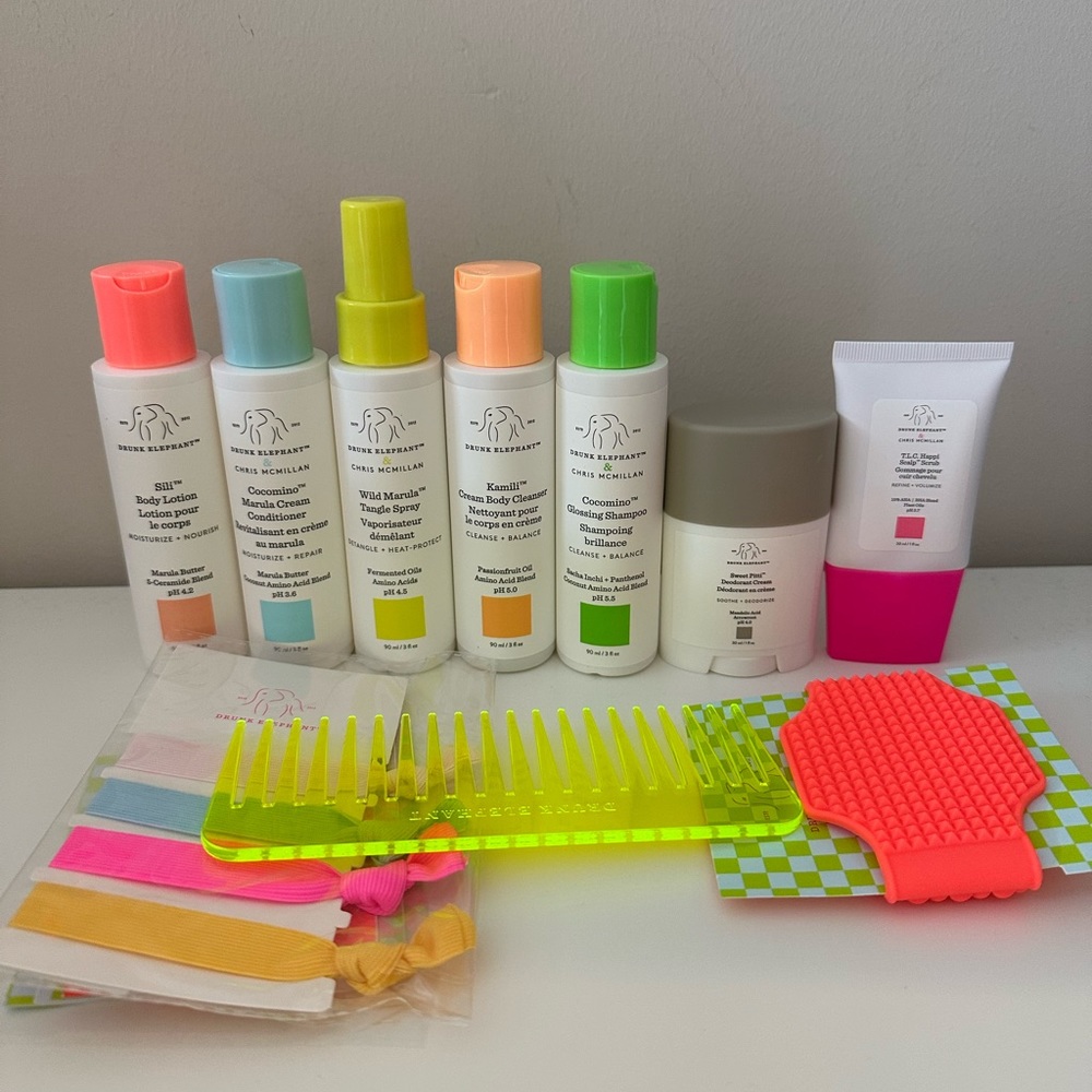 NEW Drunk Elephant Hair & Body Kit